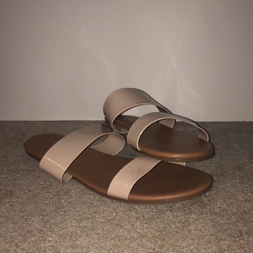 nude sandals